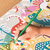 Póster para colorear - Dinosaurios