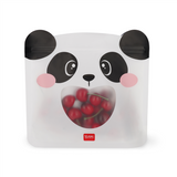 Conj. 3 Sacos Reutilizavéis para Snacks - Panda