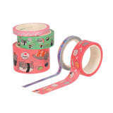 Set de 5 Fitas Adesivas de Papel Tape by Tape - Sushi Cat - Legami