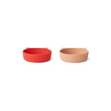 Tigela em Silicone Vanessa - Apple Red/Tuscany Rose - Liewood