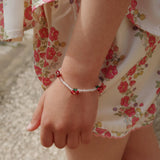 Conj. de Colar e Pulseira Pearly - Cherry - Konges Slojd