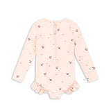 Fato de Banho Merle Manga Comprida - Cherry Coeur Rose - Konges Slojd
